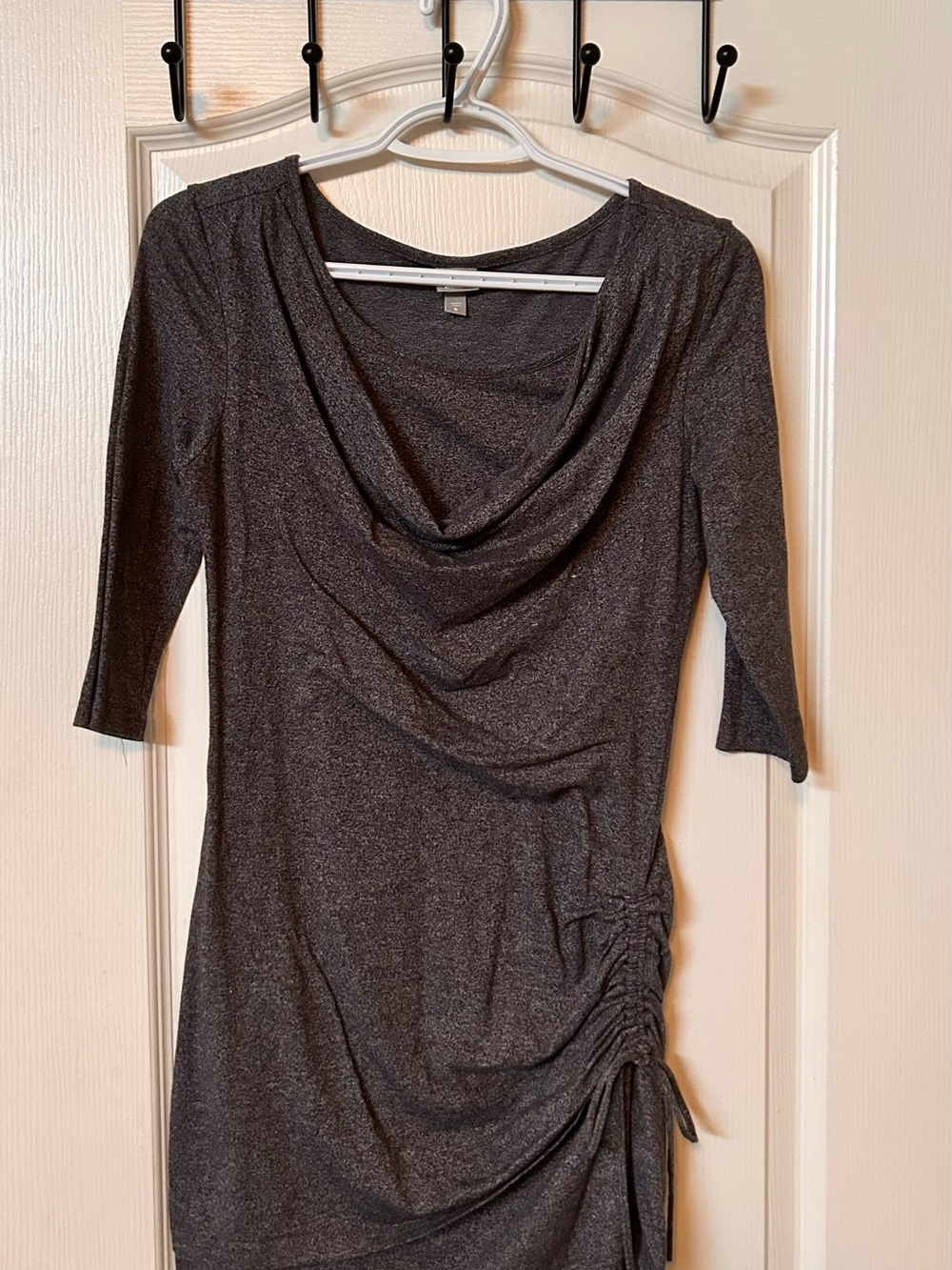 Bench Grey Waterfall Dress w/ Adjustable Side Cinch